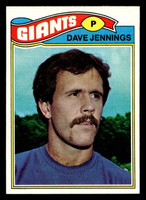 1977 Topps #49 Dave Jennings Near Mint  ID: 501603