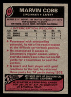 1977 Topps #52 Marvin Cobb Near Mint  ID: 501616