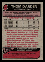 1977 Topps #69 Thom Darden Near Mint  ID: 501695