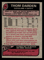1977 Topps #69 Thom Darden Near Mint  ID: 501697