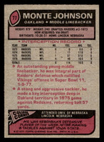 1977 Topps #77 Monte Johnson Ex-Mint  ID: 501729