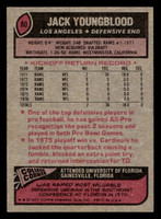 1977 Topps #80 Jack Youngblood Ex-Mint  ID: 501774