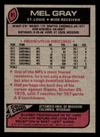 1977 Topps #81 Mel Gray Near Mint  ID: 501779