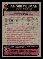 1977 Topps #93 Andre Tillman Near Mint  ID: 502038