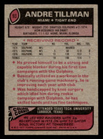 1977 Topps #93 Andre Tillman Near Mint  ID: 502040