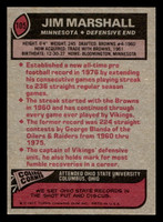 1977 Topps #105 Jim Marshall Near Mint  ID: 502088