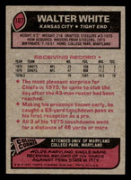 1977 Topps #107 Walter White Near Mint  ID: 502099