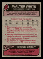 1977 Topps #107 Walter White Near Mint  ID: 502102