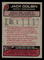 1977 Topps #113 Jack Dolbin Near Mint RC Rookie 