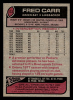 1977 Topps #133 Fred Carr Near Mint  ID: 502215