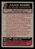 1977 Topps #139 Julius Adams Ex-Mint  ID: 502235