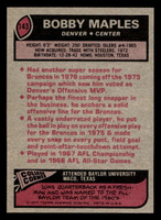 1977 Topps #143 Bobby Maples Near Mint  ID: 502241