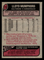 1977 Topps #153 Lloyd Mumphord Ex-Mint  ID: 502280