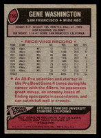 1977 Topps #156 Gene Washington Ex-Mint 