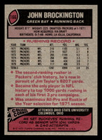 1977 Topps #166 John Brockington Near Mint  ID: 502329