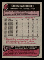 1977 Topps #170 Chris Hanburger AP Near Mint  ID: 502350