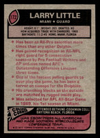 1977 Topps #172 Larry Little Near Mint  ID: 502358