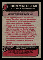 1977 Topps #173 John Matuszak Near Mint  ID: 502361