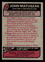 1977 Topps #173 John Matuszak Ex-Mint  ID: 502362