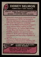 1977 Topps #178 Dewey Selmon Near Mint  ID: 502376