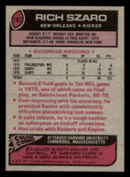 1977 Topps #182 Rich Szaro Ex-Mint  ID: 502393