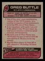 1977 Topps #186 Greg Buttle Ex-Mint RC Rookie 