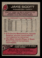 1977 Topps #192 Jake Scott Ex-Mint 
