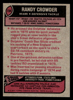 1977 Topps #194 Randy Crowder Near Mint  ID: 502438