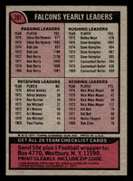 1977 Topps #201 Atlanta Falcons UER CL Ex-Mint  ID: 502460
