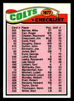 1977 Topps #202 Baltimore Colts CL Near Mint  ID: 502465