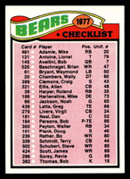 1977 Topps #204 Chicago Bears CL Ex-Mint  ID: 502474