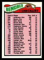 1977 Topps #205 Cincinnati Bengals CL Near Mint  ID: 502480