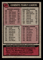 1977 Topps #207 Dallas Cowboys CL Ex-Mint  ID: 502487