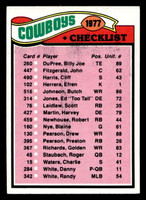 1977 Topps #207 Dallas Cowboys CL Ex-Mint  ID: 502488