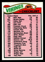 1977 Topps #215 Minnesota Vikings CL Near Mint+  ID: 502525