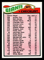 1977 Topps #218 New York Giants CL Near Mint  ID: 502540
