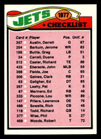 1977 Topps #219 New York Jets CL Near Mint 