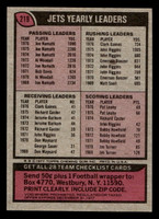 1977 Topps #219 New York Jets CL Near Mint 