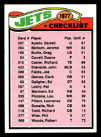 1977 Topps #219 New York Jets CL Very Good 