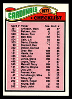 1977 Topps #223 St. Louis Cardinals CL Near Mint  ID: 502555