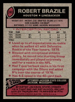 1977 Topps #240 Robert Brazile Ex-Mint 