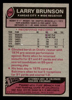 1977 Topps #244 Larry Brunson Near Mint+  ID: 502621