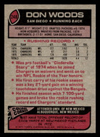 1977 Topps #248 Don Woods Near Mint+  ID: 502640