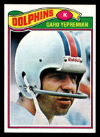 1977 Topps #255 Garo Yepremian Ex-Mint  ID: 502666