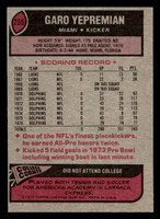 1977 Topps #255 Garo Yepremian Near Mint  ID: 502667