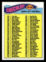 1977 Topps #256 Checklist 133-264 Very Good 
