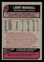 1977 Topps #262 Larry Marshall Ex-Mint  ID: 502690