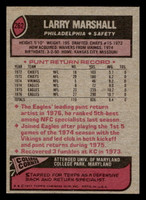 1977 Topps #262 Larry Marshall Ex-Mint  ID: 502692