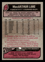 1977 Topps #273 Macarthur Lane Ex-Mint  ID: 502735