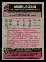 1977 Topps #276 Wilbur Jackson Near Mint RC Rookie  ID: 502746